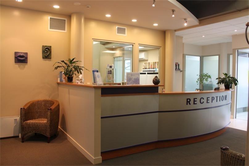 Reception area in bell hill dental in dunedin