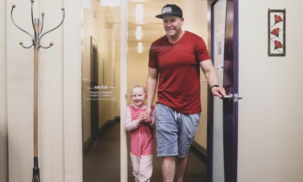 dentist dunedin | Father and daughter