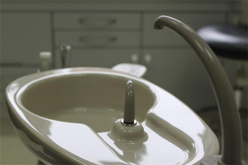 Close up of sink in treatment room at dentist near me 